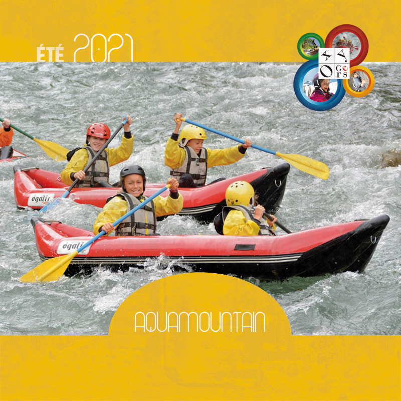 Stage Rafting Canyoning ados sport eaux vives AQUAMOUNTAIN Pyrénées